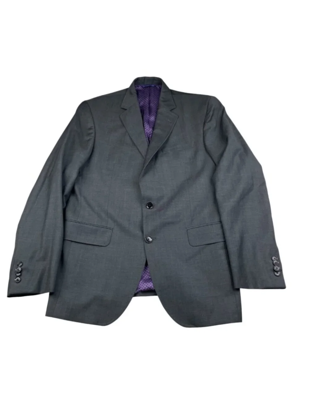Ted Baker Men's Endurance Jarrow CT 100% Wool 2-Button Blazer Gray • 42R US